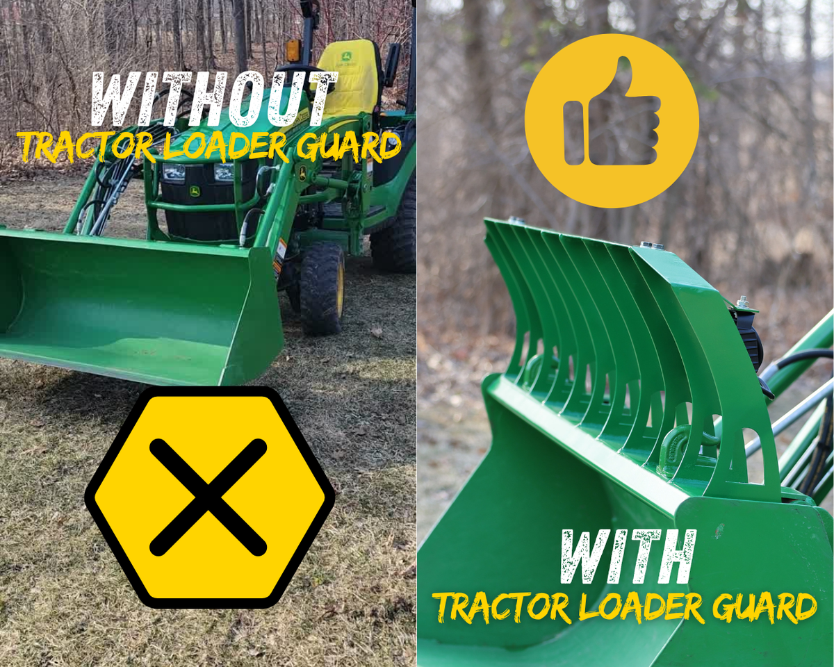 Loader Guard vs No Guard: Which Protects Your Tractor Better? – Metal ...