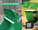 Tractor Loader Guard Pro - Spillback, Front End & Hydraulic Line Protection