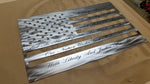 pledge of allegiance metal flag personalized metal art customized steel art decor scrolls oaktree monograms spartan firepit made by metal endeavors metalendeavors.com