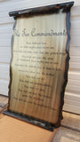 Mom’s Ten Commandments for a Happy Home Scroll