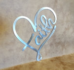 personalized metal art customized steel art decor monograms spartan firepit made by metal endeavors metalendeavors.com