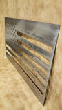 pledge of allegiance metal flag personalized metal art customized steel art decor scrolls oaktree monograms spartan firepit made by metal endeavors metalendeavors.com